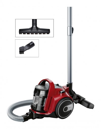 Bosch BGC05AAA2 Serie 2 Aspirapolvere senza Sacco Potenza 800W Salvaspazio Rosso