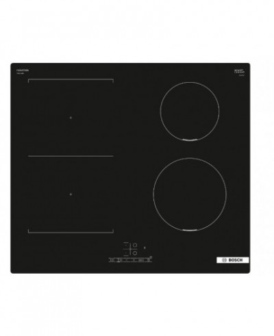 Piano Cottura da Incasso Induzione 60 cm 4 Zone CombiInduction Nero Comandi Touch Control Serie 4 Bosch PVS611BB6E 