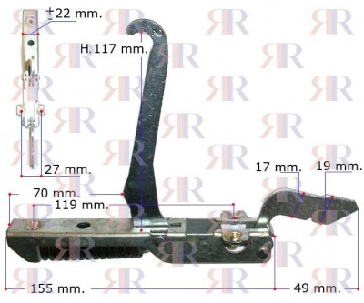 Cerniera Porta Forno Ariston Originale 002821