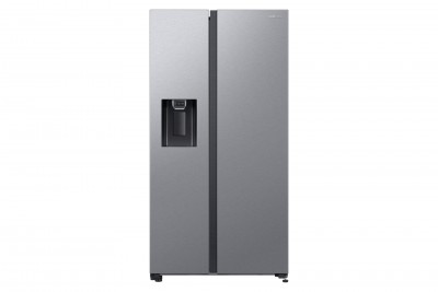 Samsung RS65DG54M3SL Frigorifero Libera Installazione Side by Side 2 Porte No Frost Premium Classe E Dispenser di acqua e ghiaccio con allaccio idrico Acciaio Inox Air Space AI