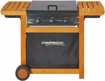 Barbecue a Gas Adelaide 3 Woody Dual Gas 3 Bruciatori Potenza di 14 kW Campingaz 3000005744 