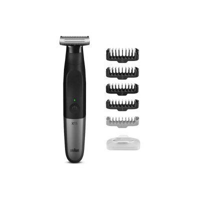 Rasoio barba SERIES X 4D Blade Face&Body Black e Grey Braun XT5100