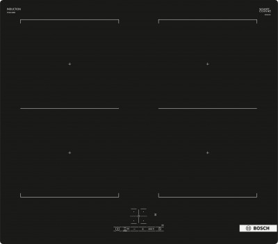 Piano Cottura da Incasso Induzione 60 cm 4 Zone CombiInduction Serie 4 Bosch PVQ611BB6E