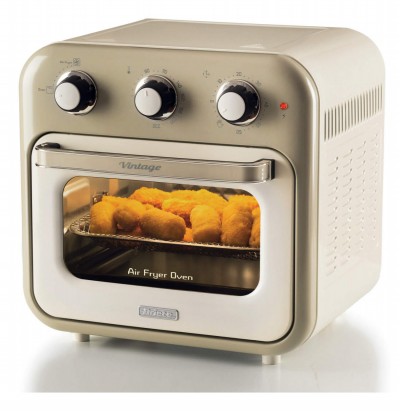 Ariete 4632 Friggitrice ad aria e forno Vintage 1400W  Capacità 16L Doppio vetro Beige