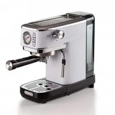 Ariete 1381 Macchina da caffè espresso con manometro compatibile con caffè in polvere e cialde ESE 1300 W Silver