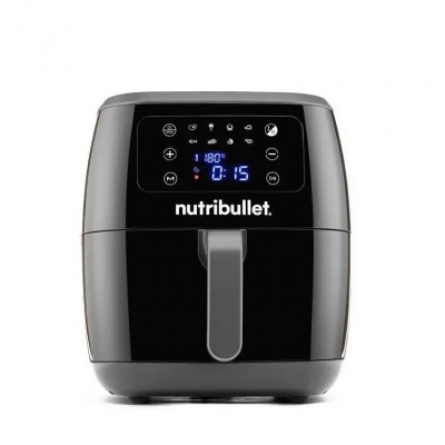 NutriBullet XXL Digital Air Fryer Friggitrice ad aria calda 7 Litri 1800 W Nero