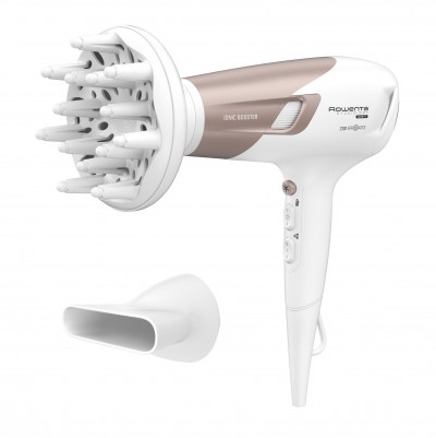 Rowenta Studio Dry Glow CV5830 Phon asciugacapelli 2300 W Bronzo - Bianco