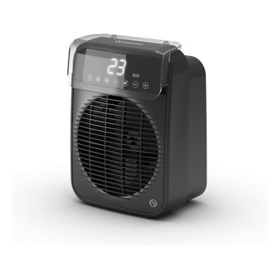 Termoventilatore Stufa Elettrica Caldobagno 2000W Volume Riscaldabile 60 mt cubi colore Nero Caldo Olimpia Splendid 99241