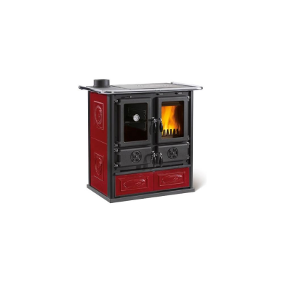 Cucina legna 7,9kW ROSETTA SX VST 5.0 Liberty Bordeaux Classe A+ (2021) Nordica 7013170