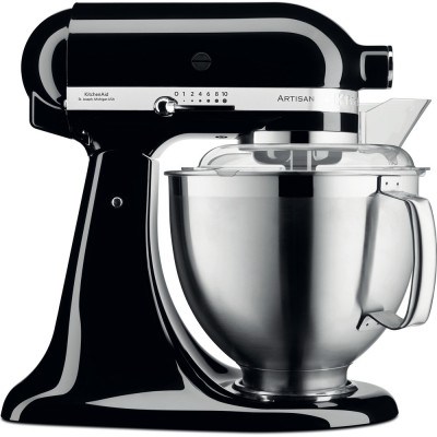 Robot Da Cucina Con Corpo Motore Mobile Artisan 4,8 L Nero KitchenAid 5KSM185PSEOB - GARANZIA ITALIA 5 ANNI 