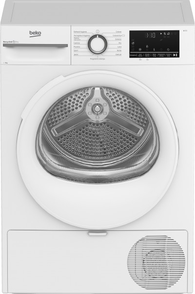 Beko BMT491WI Asciugatrice Pompa di calore Libera Installazione 9 Kg Classe A++ Bianco OptiSense