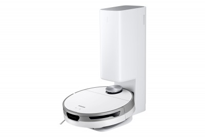 Robot Aspirapolvere Jetbot+ con Clean Station, Sensore LiDAR, comandi vocali e app, Bianco Samsung VR30T85513W