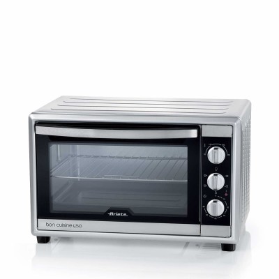 Ariete 0986/11 Forno Elettrico Ventilato con Girarrosto 45 litri Bon Cuisine 450 Doppio vetro Temperatura max 230° 1800 Watt Acciaio Inox