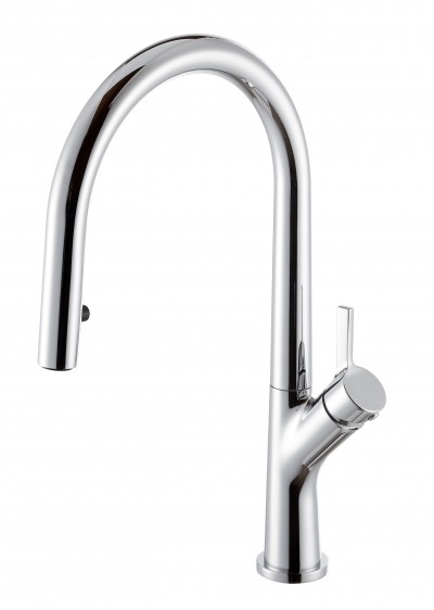 Miscelatore cucina con canna girevole e doccia estraibile finitura cromato Hydramix CM Baltico 9703 MISCCRM