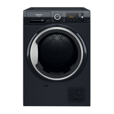 Hotpoint NTS M11 93 BLACK IT Asciugatrice Libera Installazione a Pompa di Calore Classe A+++ 9 kg Nera