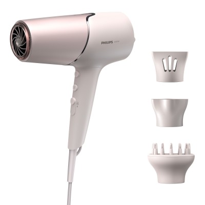 Philips 5000 series BHD530/20 Asciugacapelli color pesca perlato con tecnologia termoprotettiva