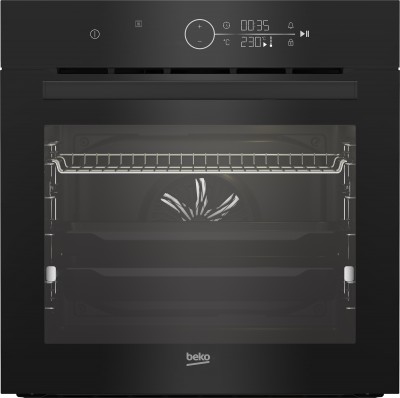 Forno da Incasso Multifunzione Elettrico 60 cm 10 funzioni Classe A+ AeroPerfec Finitura Cristallo nero Serie bPRO500 Linea Look Beko BBIM17400BDS