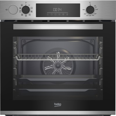 Forno da Incasso Multifunzione Elettrico 60 cm assistito a vapore SteamAssist 9 funzioni Classe A+ Finitura Inox Serie b300 Beko BBIS14300XE