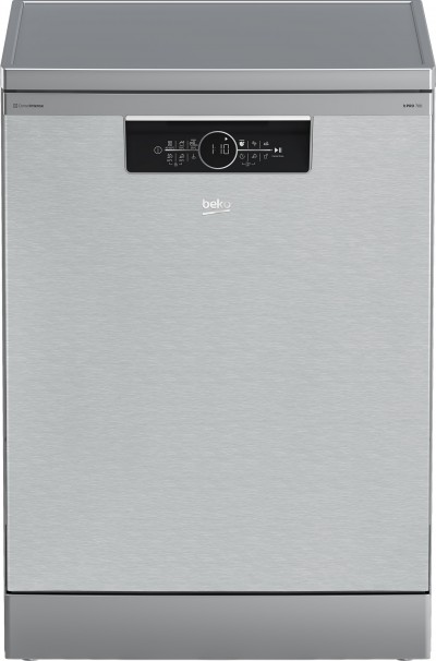 Lavastoviglie Libera installazione 60 cm 16 Coperti Classe B Terzo Cesto Connettività Controllo remoto 11 programmi Beyond Beko Candy BDFN36650XC