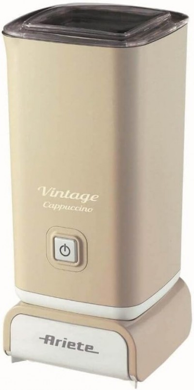 Ariete 2878 Montalatte Cappuccinatore Vintage - Montalatte a caldo e a freddo -  500 Watt - Beige