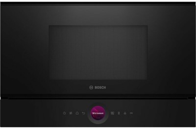 Forno Microonde da incasso 21 Litri Altezza 38 cm Nero Serie 8 Bosch BFL7221B1