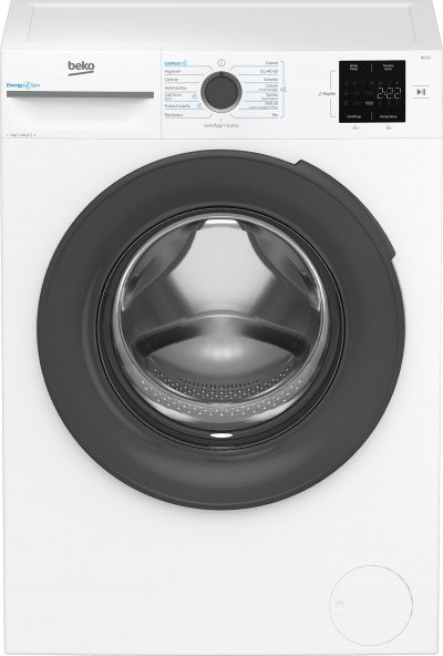 Beko BMWU3721A Lavatrice Libera Installazione Slim Carica Frontale EnergySpin 7 Kg Classe A 1200 giri/min. Vapore Profondità 50 cm 