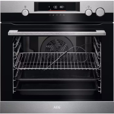 AEG BSK578370M Forno da Incasso Multifunzione Elettrico 60 cm Vapore SteamCrisp Pirolitico Estetica inox antimpronta Classe A+ Serie 7000 