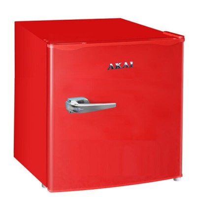 Frigorifero Minibar Classe F Capacità 46 litri Altezza 49,3 cm Larghezza 47,4 cm Finitura Rosso AKAI CLASS55KRD 