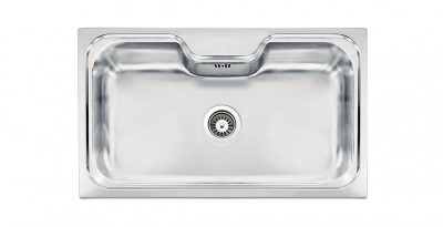 Lavello da Incasso 1 Vasca Monovasca 86 x 51 cm Acciaio Inox Serie Criteria Apell CR860IBC 