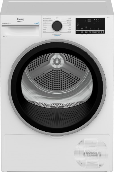 Beko BT3122IS Asciugatrice Pompa di calore Libera Installazione 12 Kg Classe A++ OptiSense Bianco Beyond 