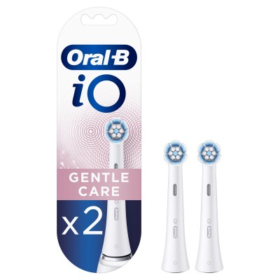 Oral-B iO Gentle Care Testine Di Ricambio, 2 Pezzi