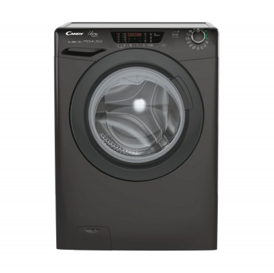 Candy HE1584TWMBB6-S Lavatrice a Carica Frontale Ultra Hygiene Libera Installazione 8 Kg 1500 Giri/Min Classe A -10% Nera