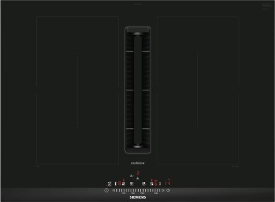 Piano Cottura da Incasso Induzione con Cappa Integrata 70 cm 4 Zone combiZone touchSlider iQ500 Siemens ED777FQ25E