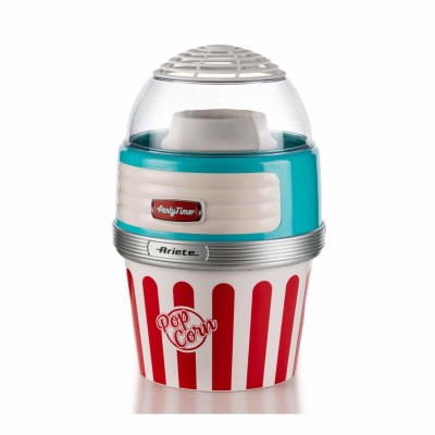 Ariete 2957 Pop Corn XL Party Time - Macchina per Popcorn ad Aria Calda - Ciotola Estraibile - 1100 Watt - Azzurro