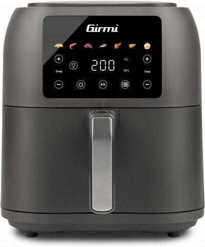 Girmi FG92 Ecofrit Deep Friggitrice ad Aria Capacità 8 Litri 1700 W  7 programmi