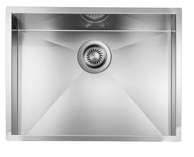 Lavello da Incasso 1 Vasca Monovasca 57 x 45 cm Sottotop Acciaio Inox satinato FILOQUADRA CM 011918.X0.01.2018 - 011918XCSSP