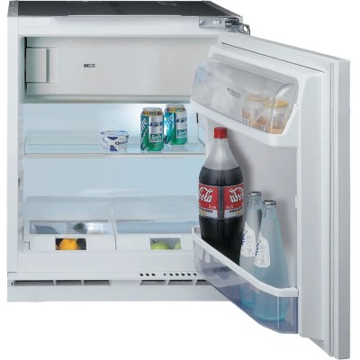 Frigorifero da Incasso Sottotavolo - Sotto Top con Freezer  Altezza 82- 89 cm Classe F Cerniere reversibili Ariston Hotpoint  HABUF011