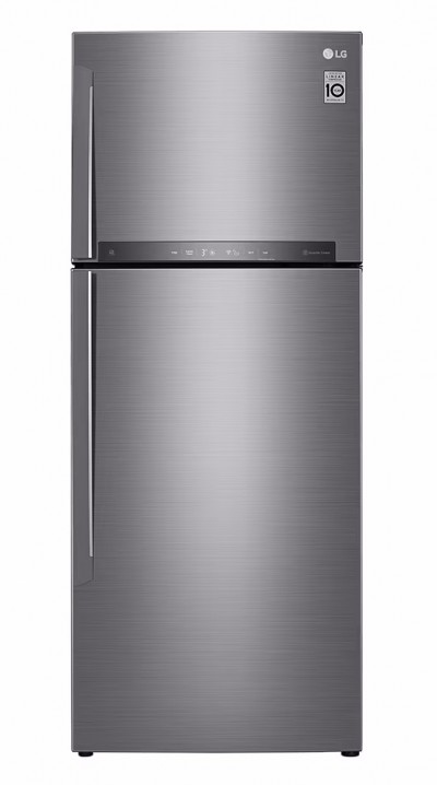 Frigorifero Libera Installazione Smart Doppia Porta Total No Frost Classe E Larghezza 70 cm Altezza 178 cm Door-Cooling Wi-Fi Maniglie a barra Inox Platinum Silver LG GTB574PZHZD 