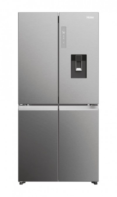 Haier HCW58F18EWMP Frigorifero Side by Side 4 Porte Total No Frost Classe E Altezza 177 cm Larghezza 83 cm Finitura Acciaio Inox Cube 83 Serie 5