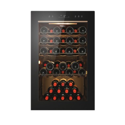 Cantinetta Vino 49 Bottiglie Classe energetica F Sistema luci 3D Altezza 82 cm cm Nero Wine Bank 50 Series 3 Haier HWS49GAE