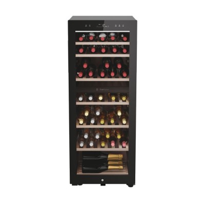 Cantina Vini 77 Bottiglie Classe G Altezza 127 cm 2 zone Nera Wine Bank 50 Series 7 Haier HWS77GDAU1