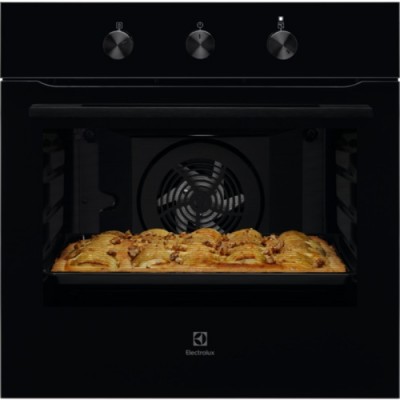 Forno da Incasso Multifunzione Elettrico 60 cm Acqua Cleaning Classe A+ Estetica Intuit nera Serie 300 Electrolux KOHHH04K