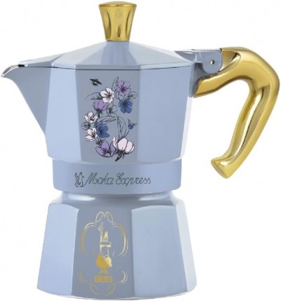 Bialetti Caffettiera Moka Express 3 Tazze Edizione Bridgerton