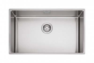 Plados MR7400 Lavello 1 Vasca senza banco rubinetteria Filotop 740 x 440 mm Acciaio Inox MAKI R SATINATO 