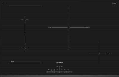 Piano Cottura da Incasso Induzione 80 cm 4 Zone CombiInduction Serie 6 Bosch PVS831FC5E