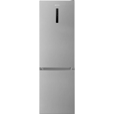 Smeg RC20XDNE Frigorifero Combinato Libera Installazione Total No Frost Classe E Altezza 200 cm Silver Effetto inox