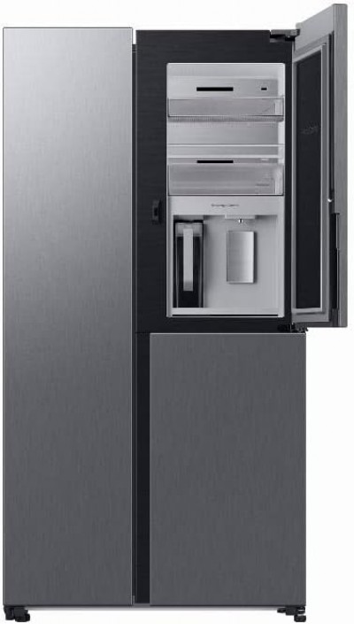 Frigorifero Side by Side con Beverage Center Classe E No Frost Premium Twin Cooling Plus Metal Inox Samsung RH69B8941S9