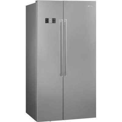 Frigorifero Side by Side 4 Porte No Frost Classe F Altezza 179 cm Finitura Inox-look Smeg SBS63XDF