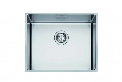 Lavello 1 Vasca Sottotop 500 x 400 mm Acciaio Inox MAKI ST-R SATINATO Plados SL5400