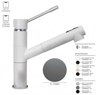 Miscelatore da Incasso Plados ULTRAMETAL TITANIO TIZMIXEXT-42